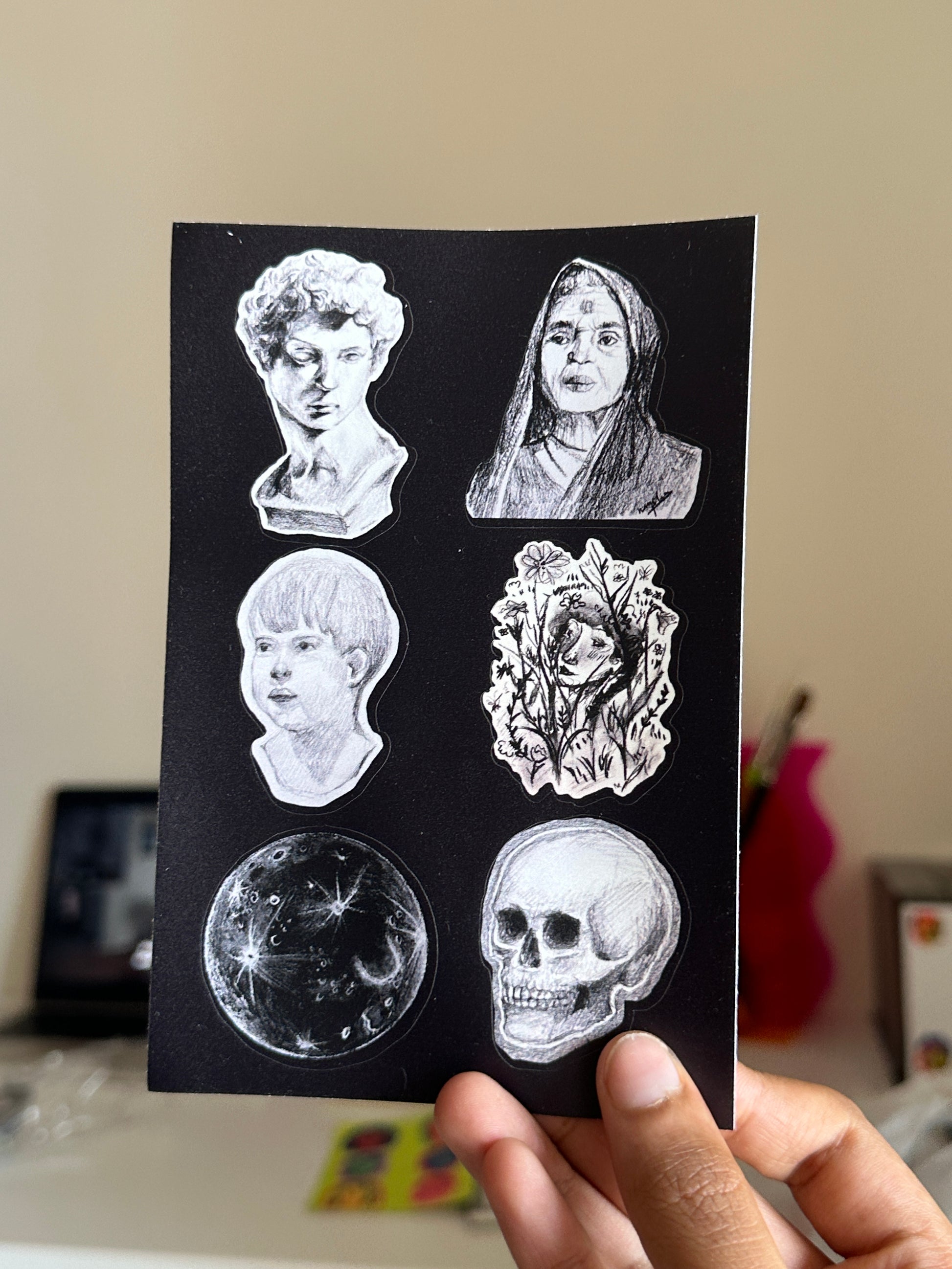 Charcoal - Sticker Sheet