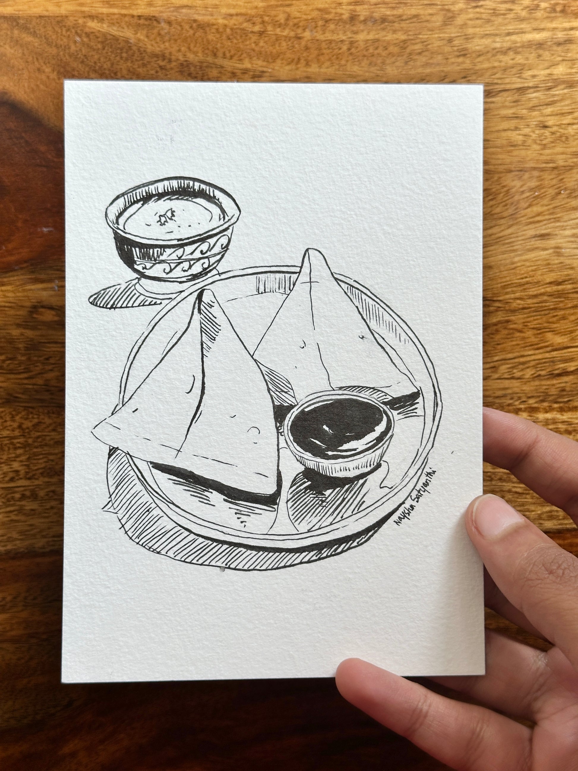 Ink Ramen Illustration - Original Art