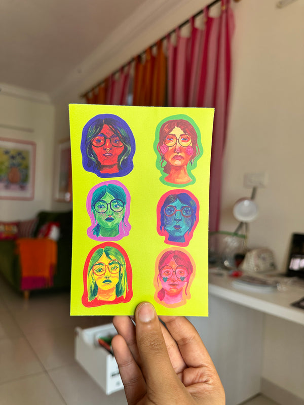 Self Portrait - Sticker sheet