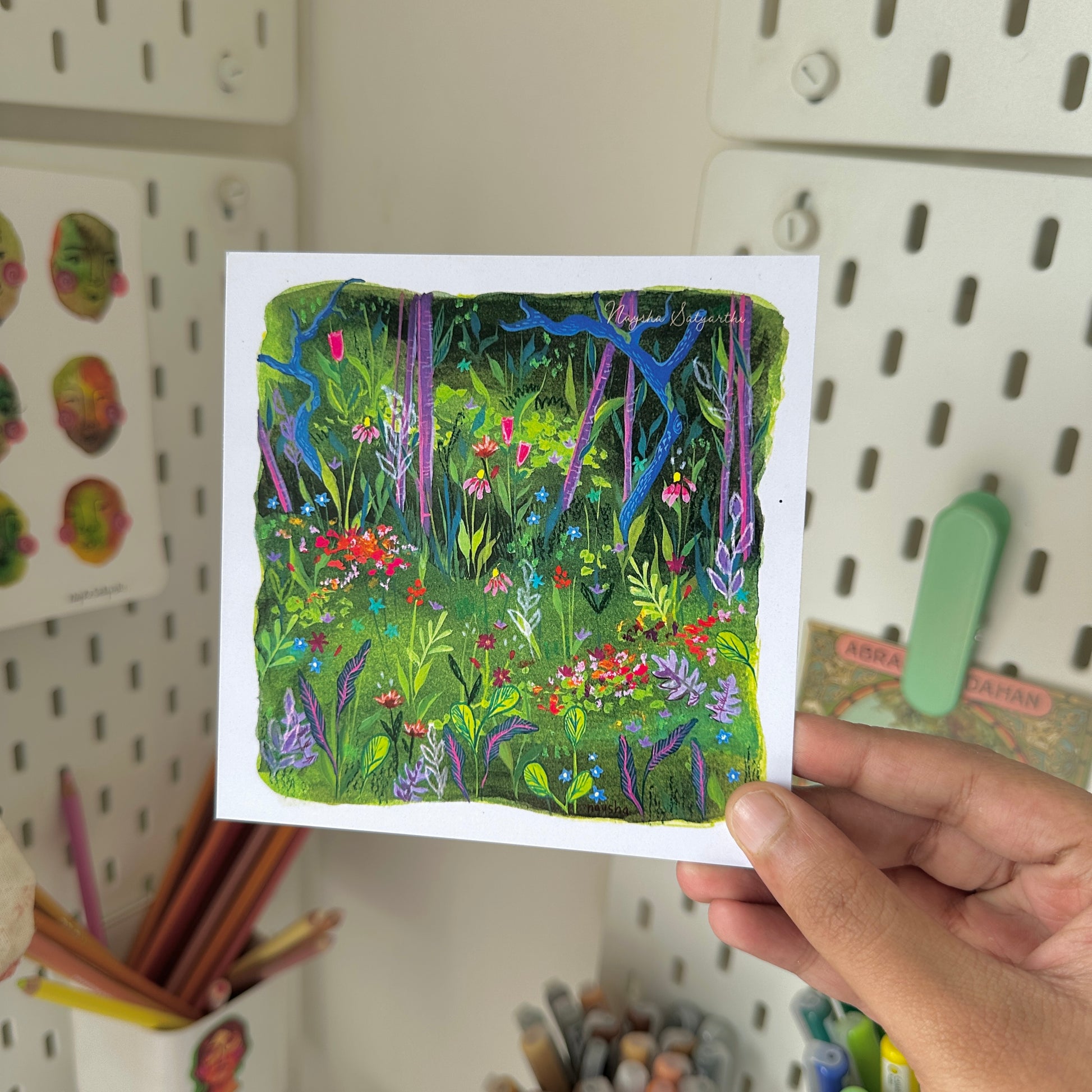 Garden art print