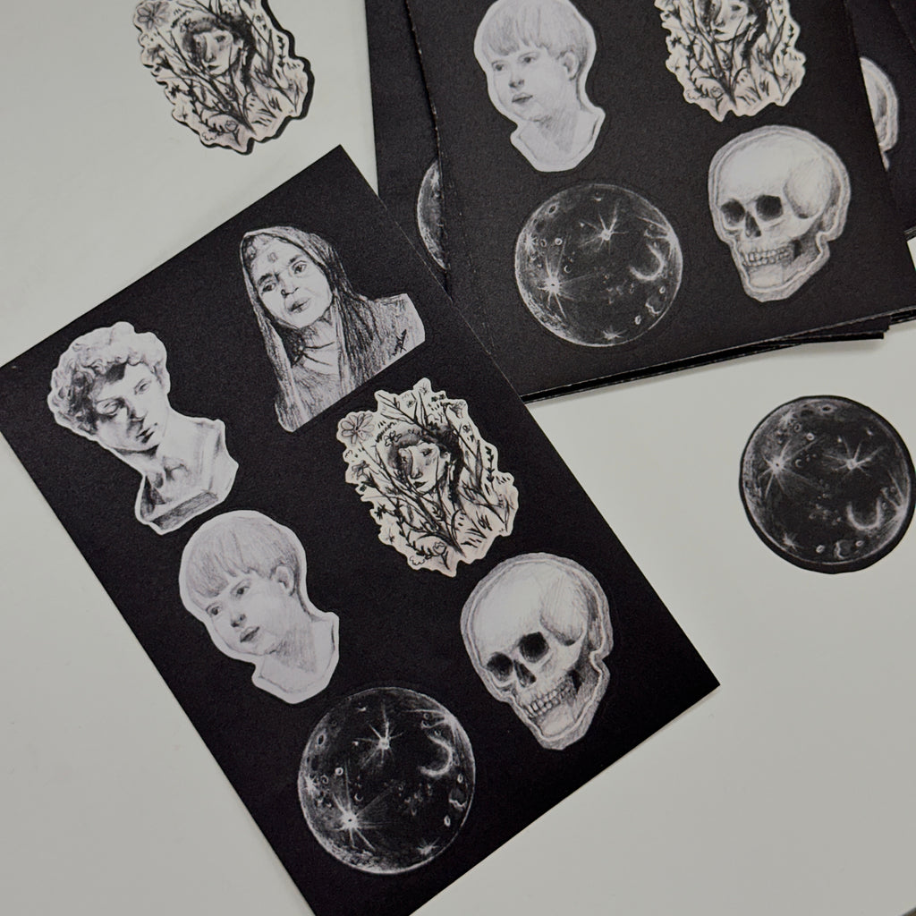 Charcoal - Sticker Sheet