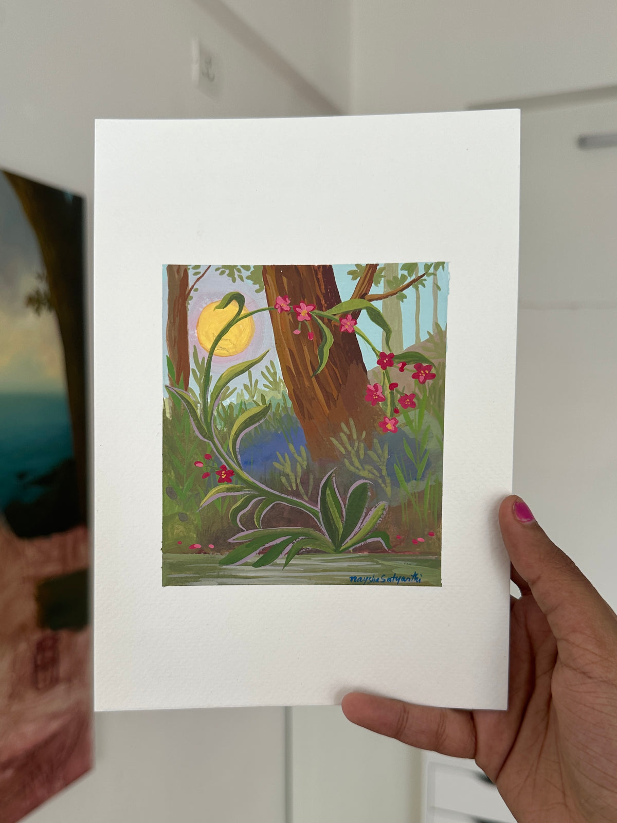 The Pink Plant - Original Painting