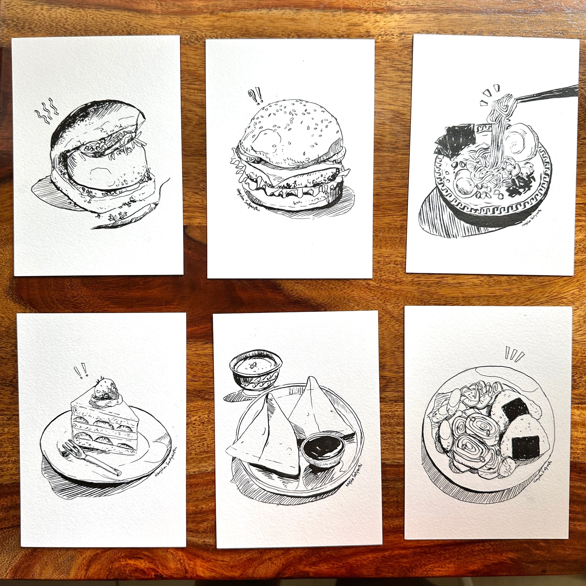Ink Ramen Illustration - Original Art