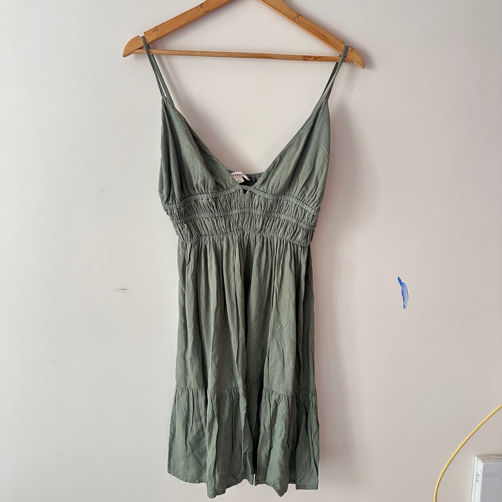 Green summer dress