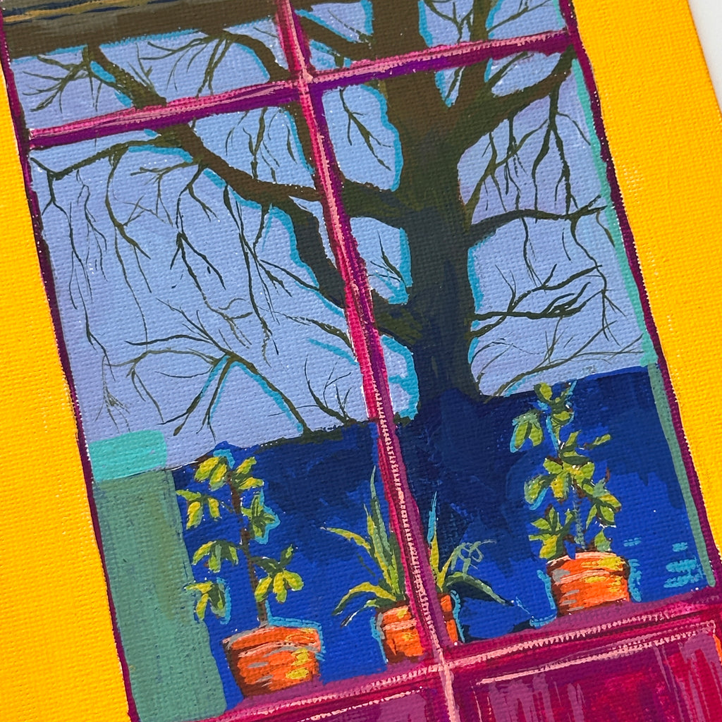Yellow window - original painting