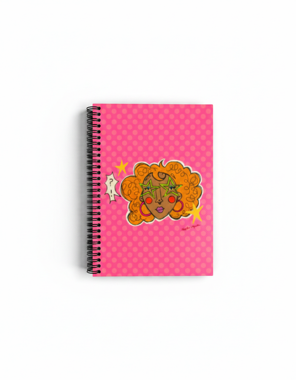 Pink Gal - Spiral Notebook (Ruled)