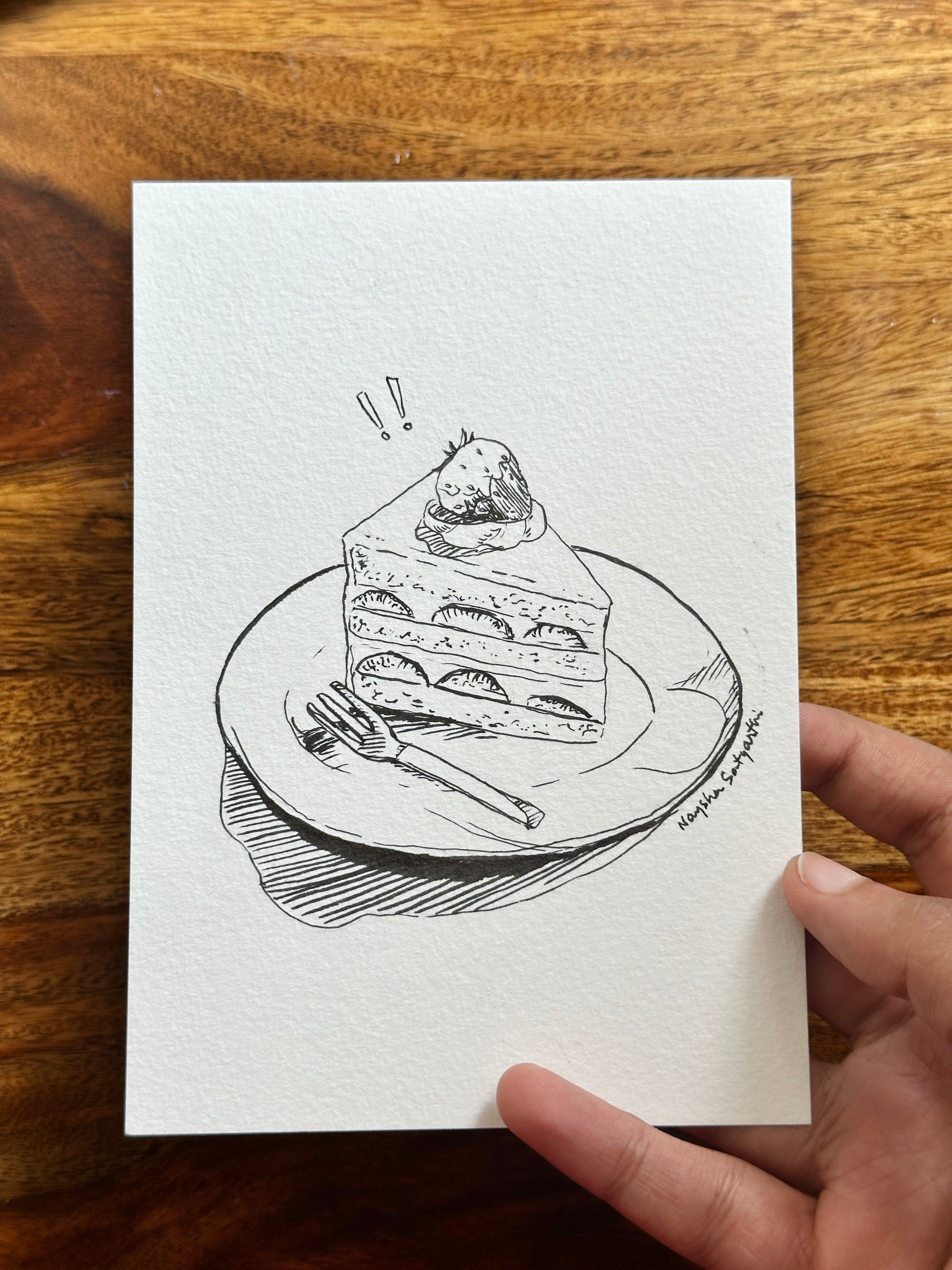 Ink Ramen Illustration - Original Art