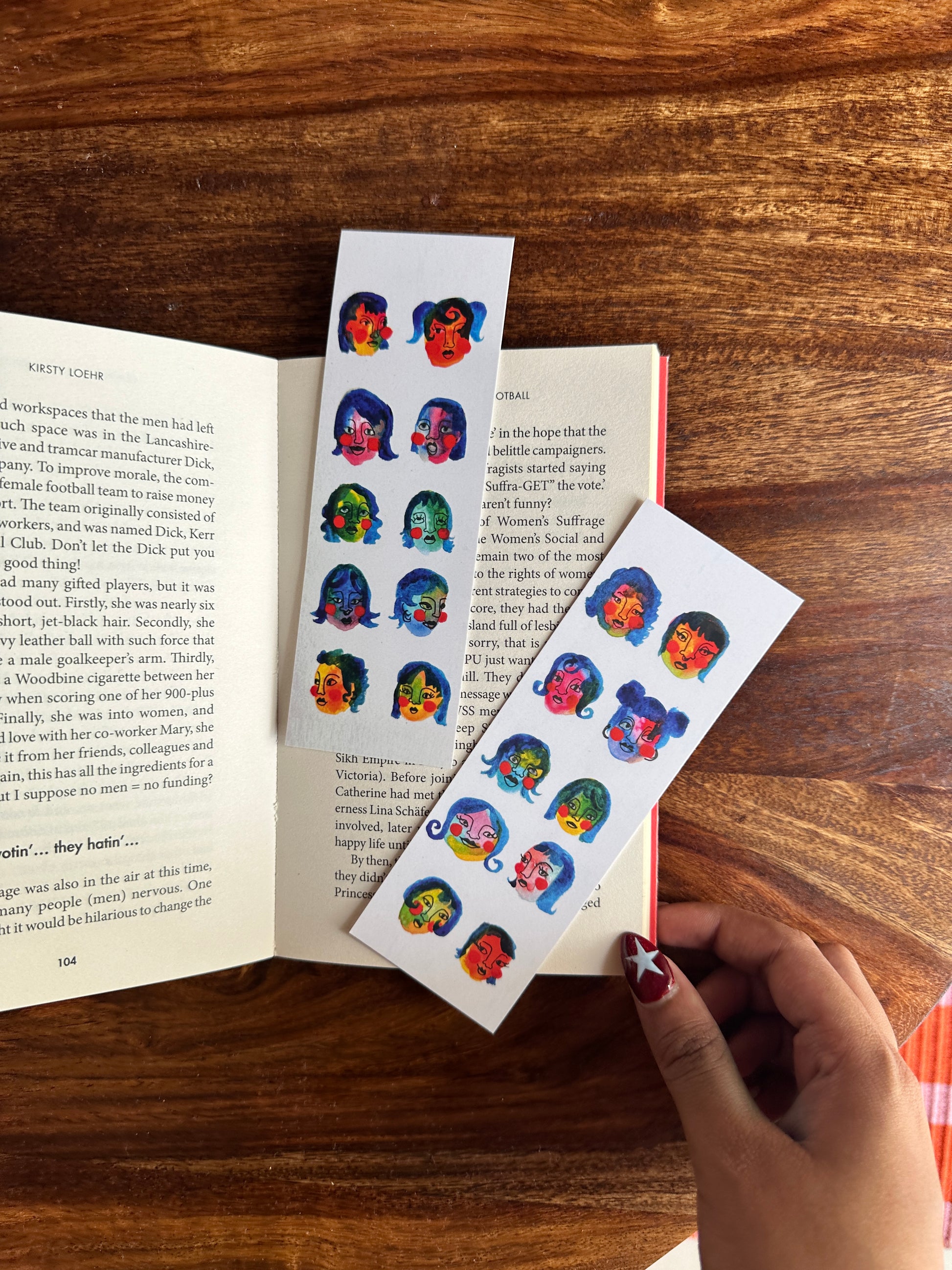 Faces Bookmark