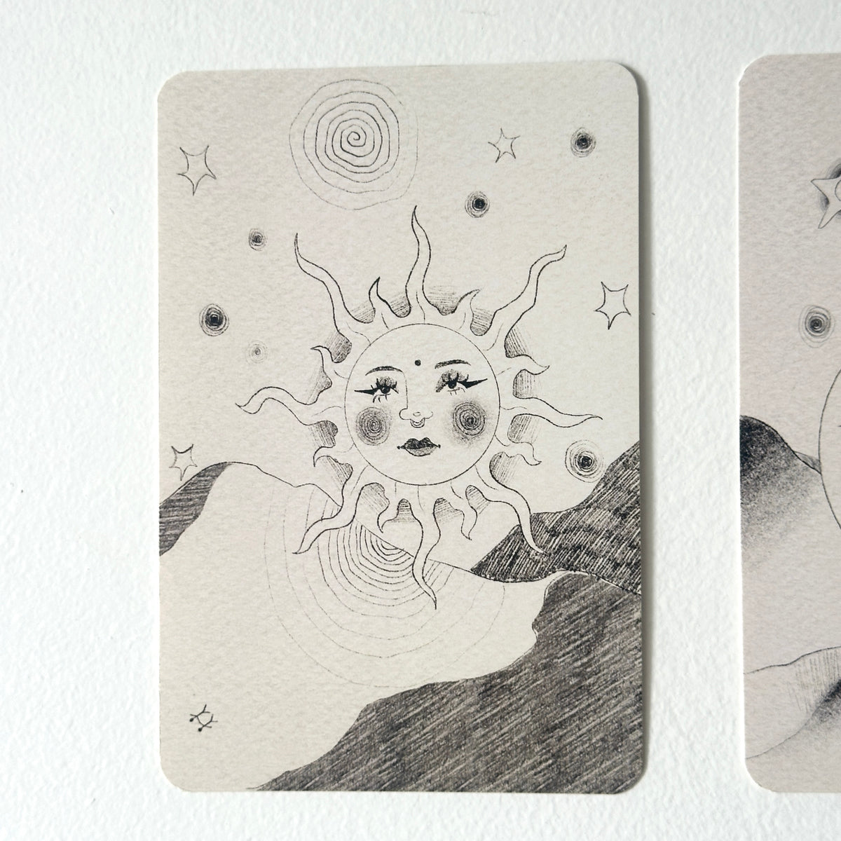 Sun & Moon - Set of postcards (print)