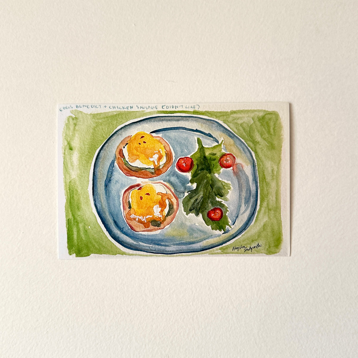 Breakfast postcard - Art print