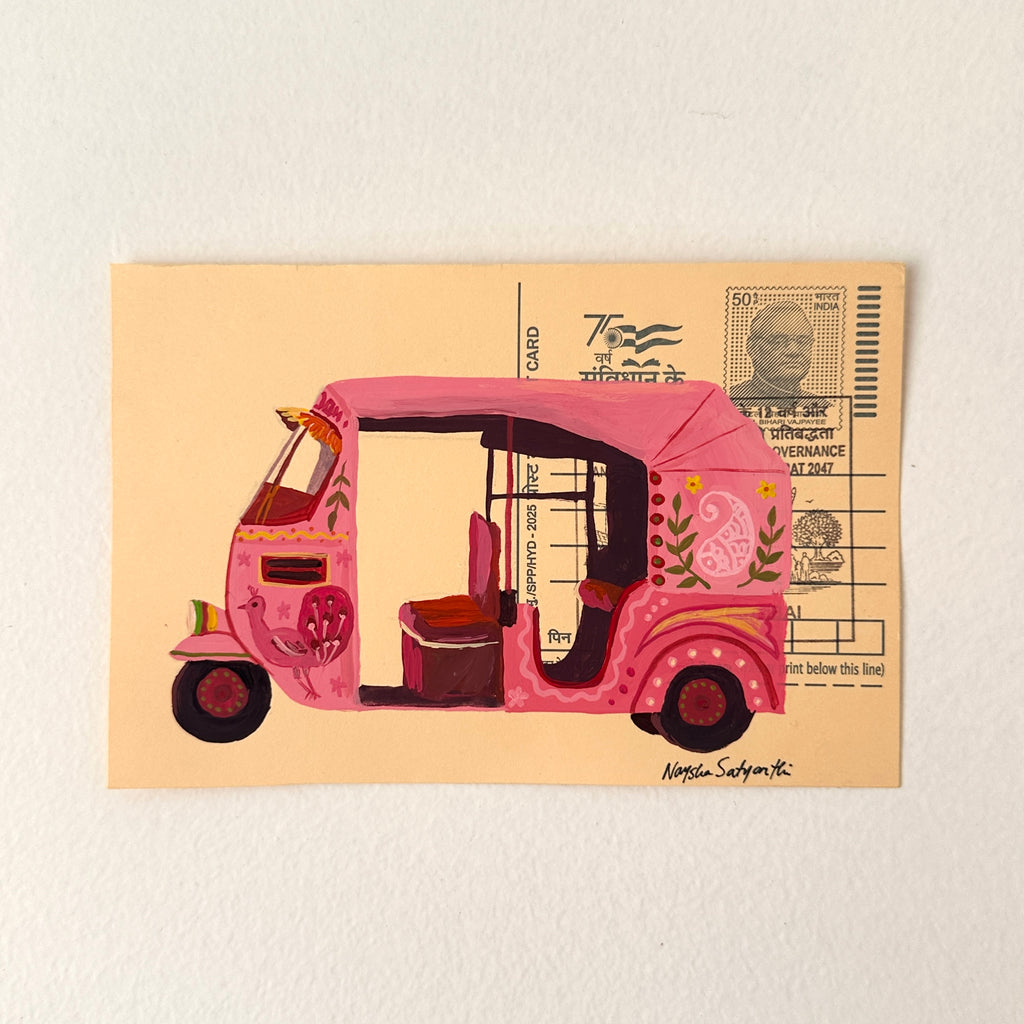 Pink Auto - original painting