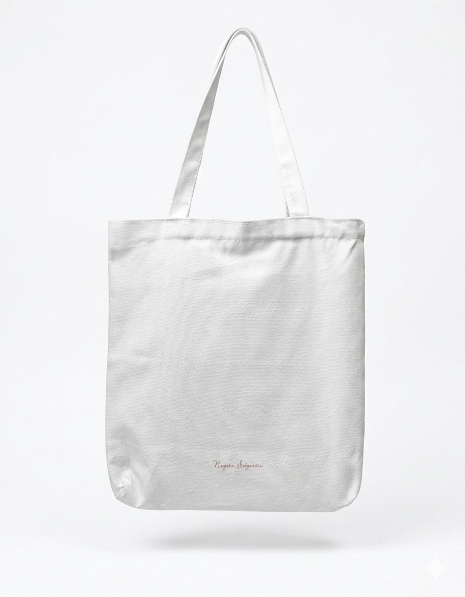 Orchids Tote Bag Zipper