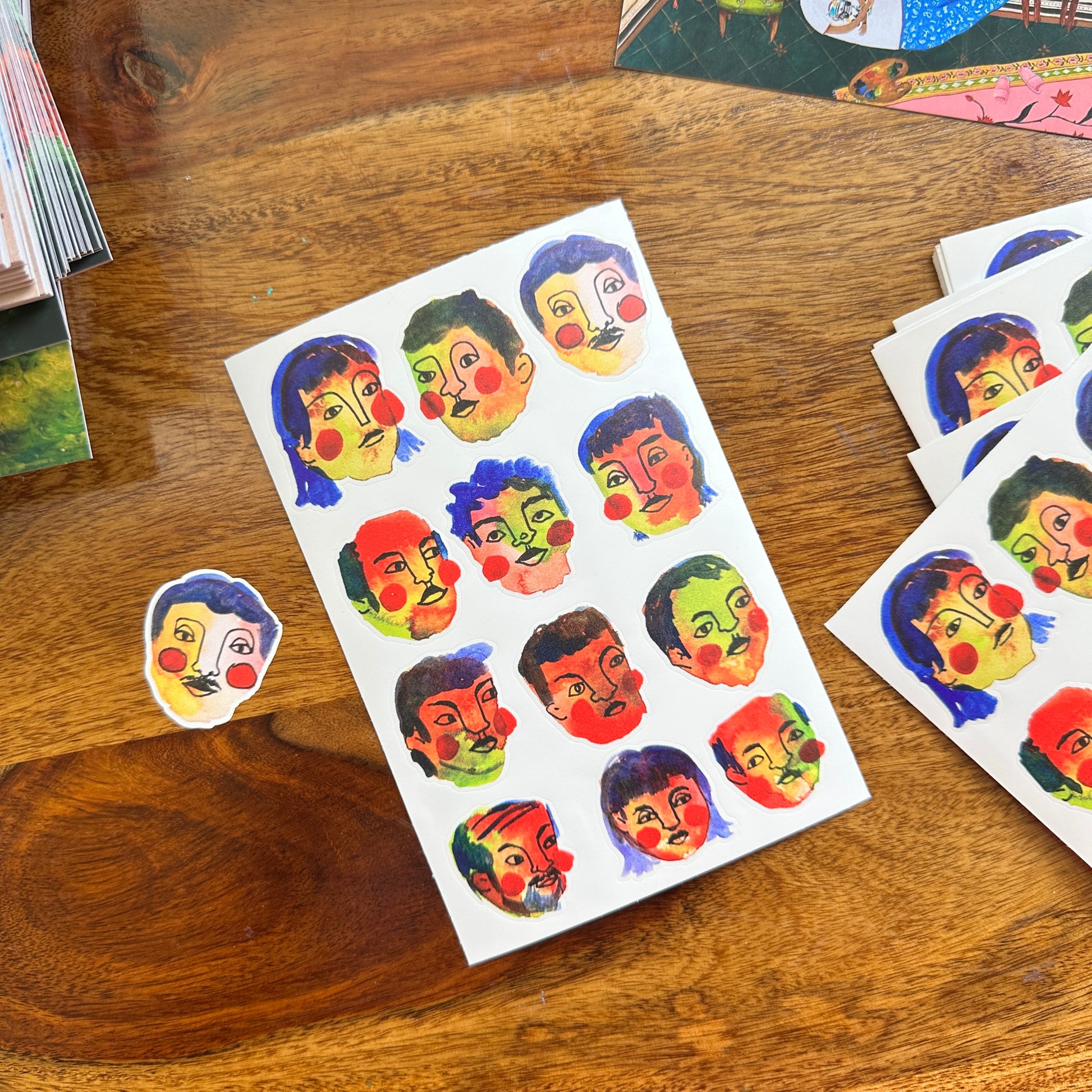 Faces - Sticker Sheet