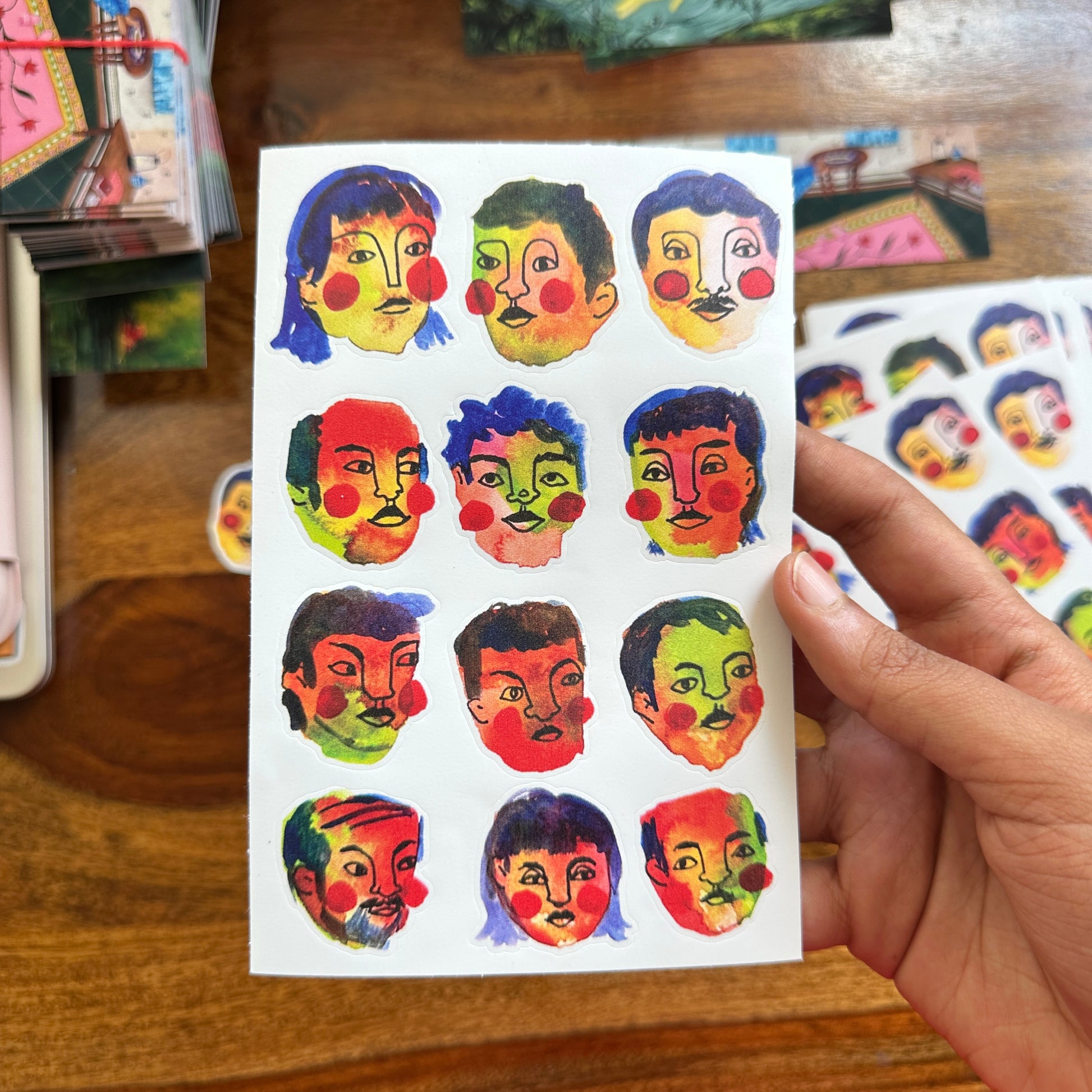 Faces - Sticker Sheet