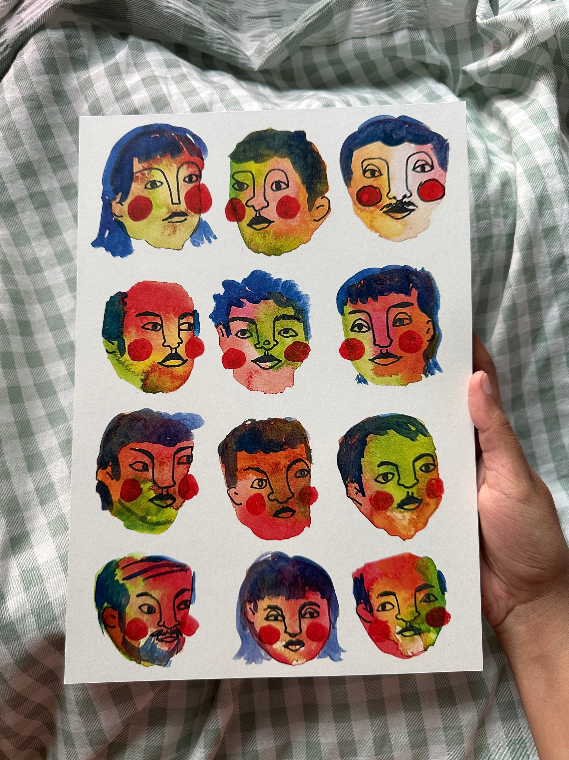 Faces - Art Print