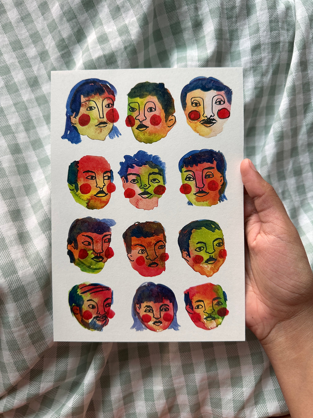 Faces - Art Print