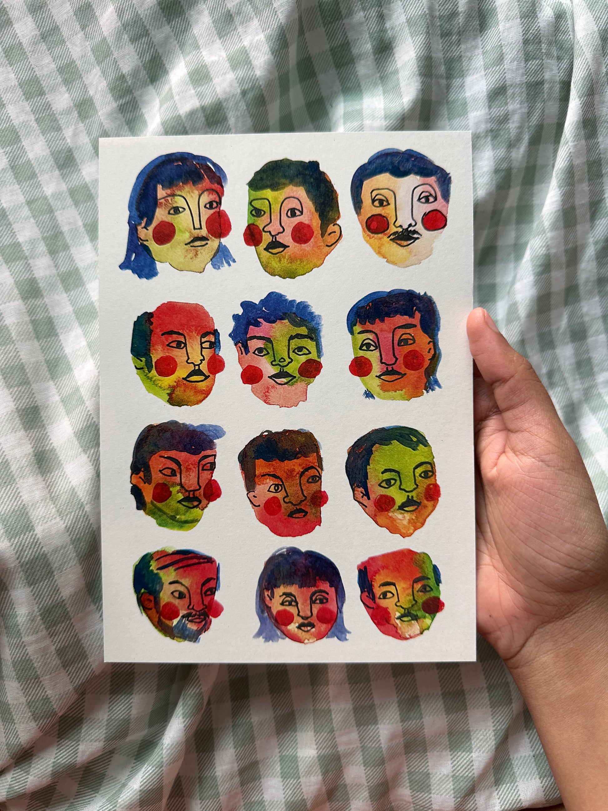Faces - Art Print