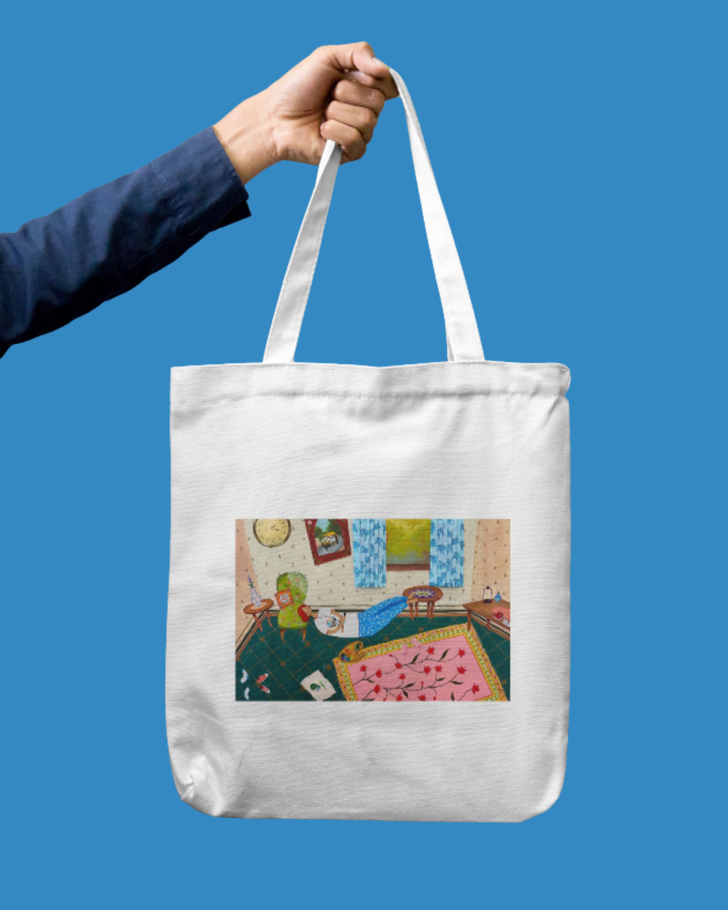 Ghar Banaana Tote Bag Zipper