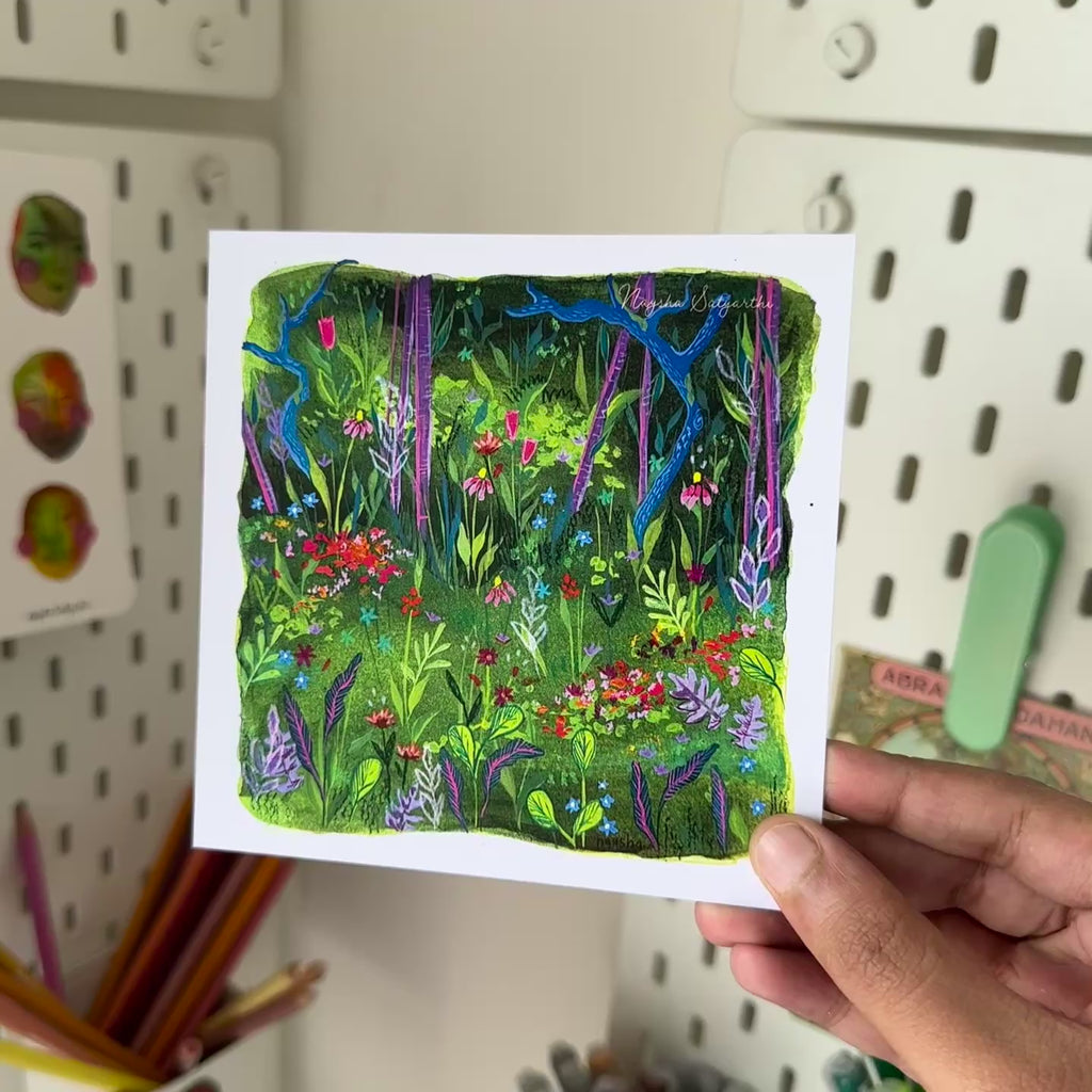 Garden art print